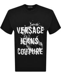 Versace Jeans Couture - Couture Logo Splash T Shirt - Lyst