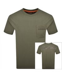 Napapijri - S-Fanes T Shirt Tea Leaf - Lyst
