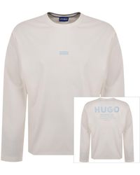 HUGO - Naviu Sweatshirt - Lyst