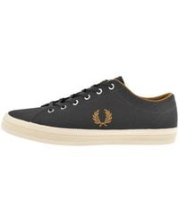 Fred Perry - Baseline Canvas Trainers - Lyst