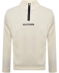 Tommy Hilfiger - Lounge Half Zip Sweatshirt - Lyst