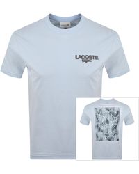 Lacoste - Tennis Print T Shirt - Lyst