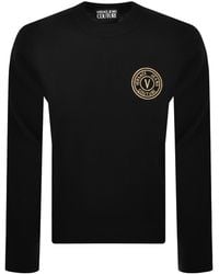 Versace Jeans Couture - Couture Logo Knit Jumper - Lyst