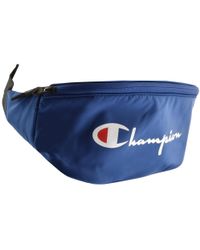 champion waist bag blue