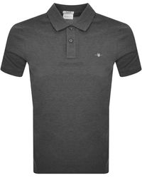 GANT - Regular Shield Pique Polo T Shirt - Lyst
