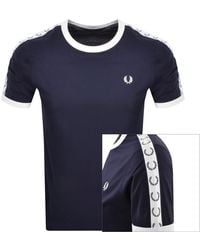 Fred Perry - Taped Ringer T Shirt - Lyst