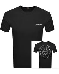 Belstaff - Relaxed Fit Border T Shirt - Lyst