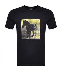 Paul Smith - Zebra Logo T Shirt - Lyst