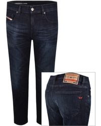 DIESEL - D Strukt Slim Fit Mid Wash Jeans - Lyst