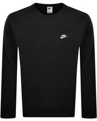 Nike - Crew Neck Club Sweatshirt - Lyst