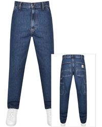 Carhartt - Single Knee Mid Wash Jeans - Lyst