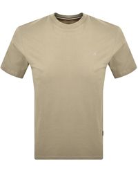 Replay - Small Logo T Shirt Turtle Dove - Lyst