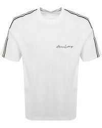 ARMANI EXCHANGE - Crew Neck Logo T Shirt - Lyst