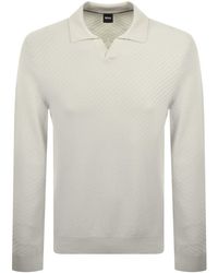 BOSS BUSINESS - Boss Lomarino Knit Polo Off - Lyst