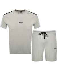 BOSS BUSINESS - Boss Balance T Shirt And Shorts Tracksuit - Lyst