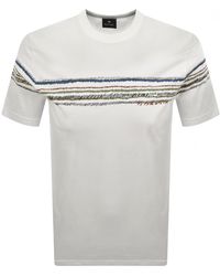 Paul Smith - Striped Regular Fit T Shirt - Lyst