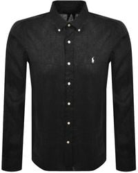 Ralph Lauren - Linen Long Sleeve Shirt - Lyst