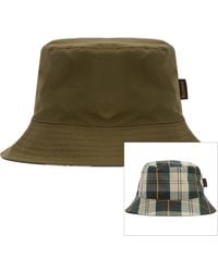 Barbour - Hutton Reversible Bucket Hat - Lyst