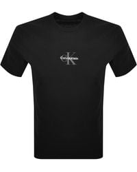 Calvin Klein - Jeans Monologo T Shirt - Lyst
