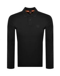 BOSS - Boss Passerby Long Sleeved Polo T Shirt - Lyst