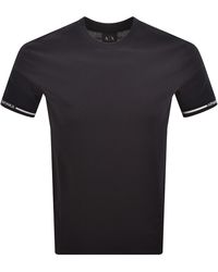 ARMANI EXCHANGE - Pique T Shirt Deep - Lyst