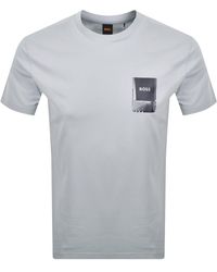 BOSS - Boss Plain T Shirt Light Pastel - Lyst