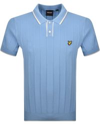 Lyle & Scott - Tipped Knitted Polo T Shirt - Lyst