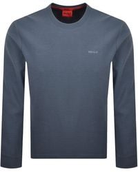 HUGO - Austin Long Sleeved T Shirt - Lyst