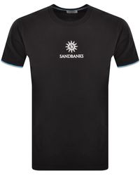 Sandbanks - Tipped Logo T Shirt - Lyst