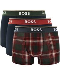 BOSS BUSINESS - Boss Underwear 3 Pack Power Trunks - Lyst