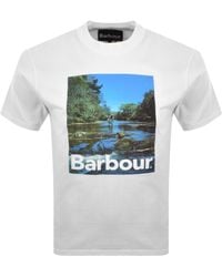 Barbour - Sprouston Oversized T Shirt - Lyst