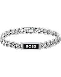 BOSS BUSINESS - Boss Kassy Stainless Steel Bracelet - Lyst