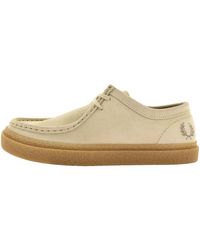 Fred Perry - Dawson Low Suede Shoe Oatmeal - Lyst