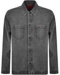 HUGO - Ewovo Overshirt Jacket - Lyst