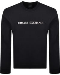 ARMANI EXCHANGE - Logo Sweatshirt - Lyst