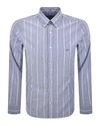 GANT - Long Sleeved Oxford Stripe Shirt - Lyst