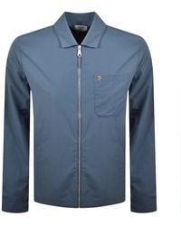 Farah - Farah Fintoni Zip Overshirt - Lyst