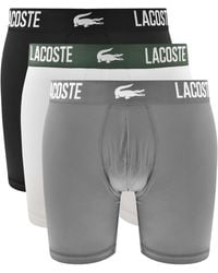 Lacoste - Underwear 3 Pack Boxer Briefs - Lyst