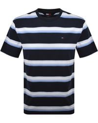 Tommy Hilfiger - Relaxed Fit Stripe T Shirt - Lyst