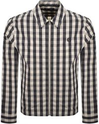 Fred Perry - Poplin Check Overshirt - Lyst