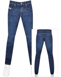 DIESEL - D Strukt Slim Fit Jeans Mid Wash - Lyst