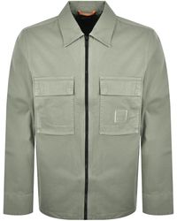 BOSS - Boss Lovel Full Zip Overshirt - Lyst