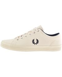 Fred Perry - Baseline Canvas Trainers Off - Lyst