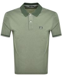 C.P. Company - Cp Company Piquet Polo T Shirt - Lyst
