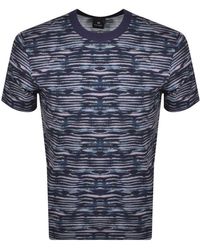 Paul Smith - Tie Dye Stripe T Shirt - Lyst