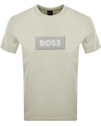 BOSS - Boss Te Effect T Shirt Light - Lyst