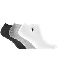 Ralph Lauren - 3 Pack Trainer Socks - Lyst