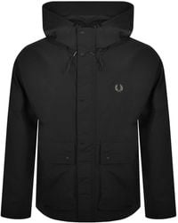 Fred Perry - Cropped Ripstop Parka Jacket - Lyst