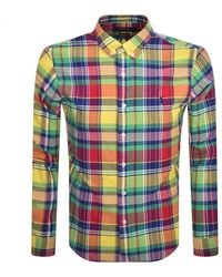 Ralph Lauren - Slim Fit Long Sleeve Shirt - Lyst