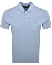 Napapijri - Ealis Short Sleeve Polo T Shirt - Lyst